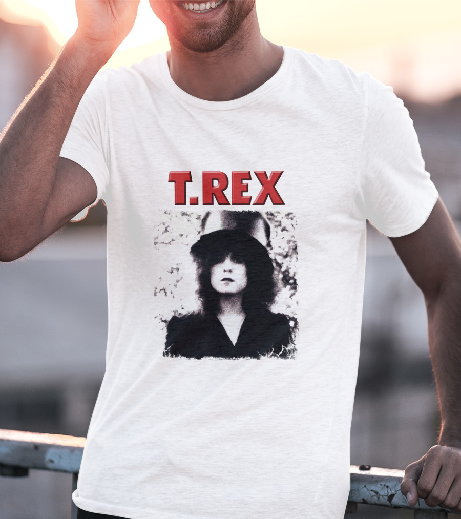 T. Rex Glam Rock Iconic Portrait With Hat T-Shirt