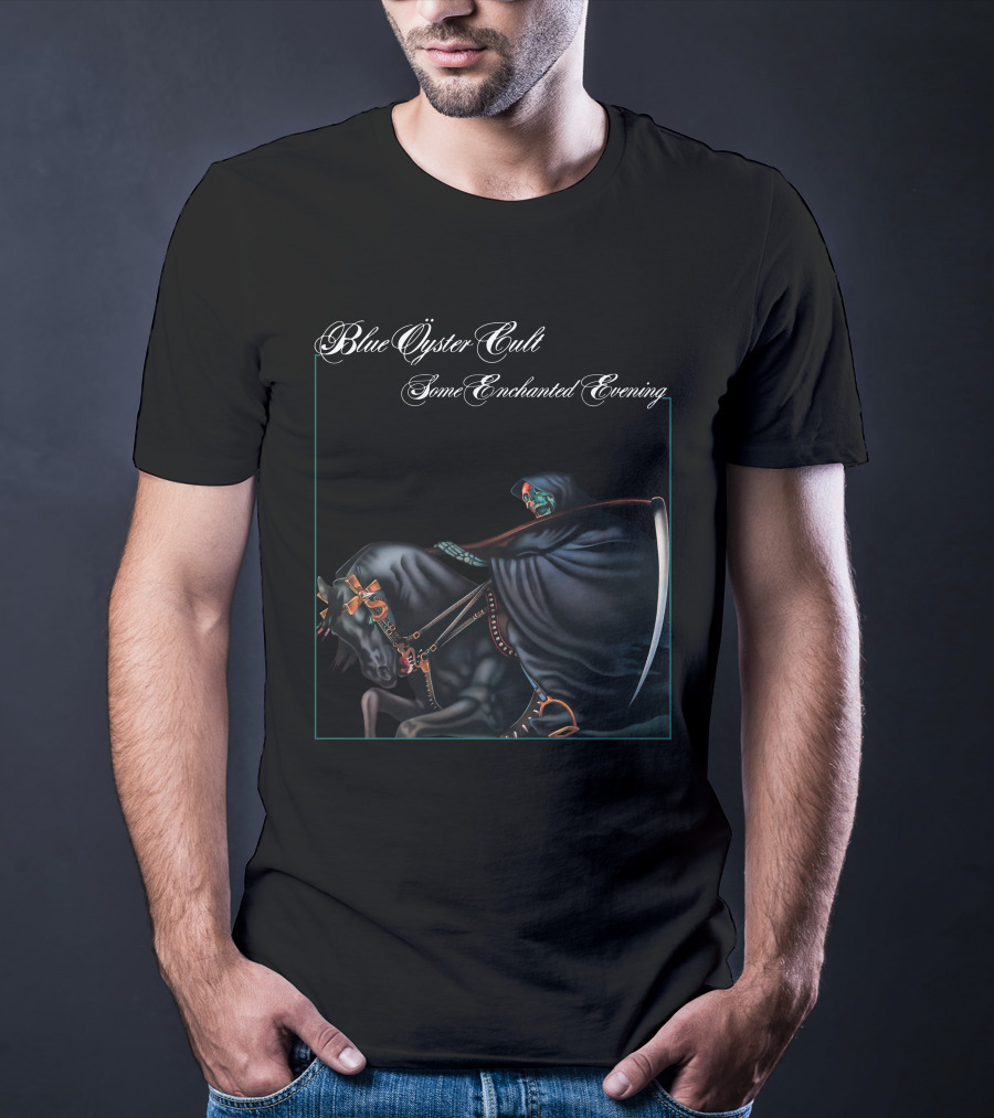 Blue Öyster Cult Some Enchanted Evening Grim Reaper On Horseback T-Shirt