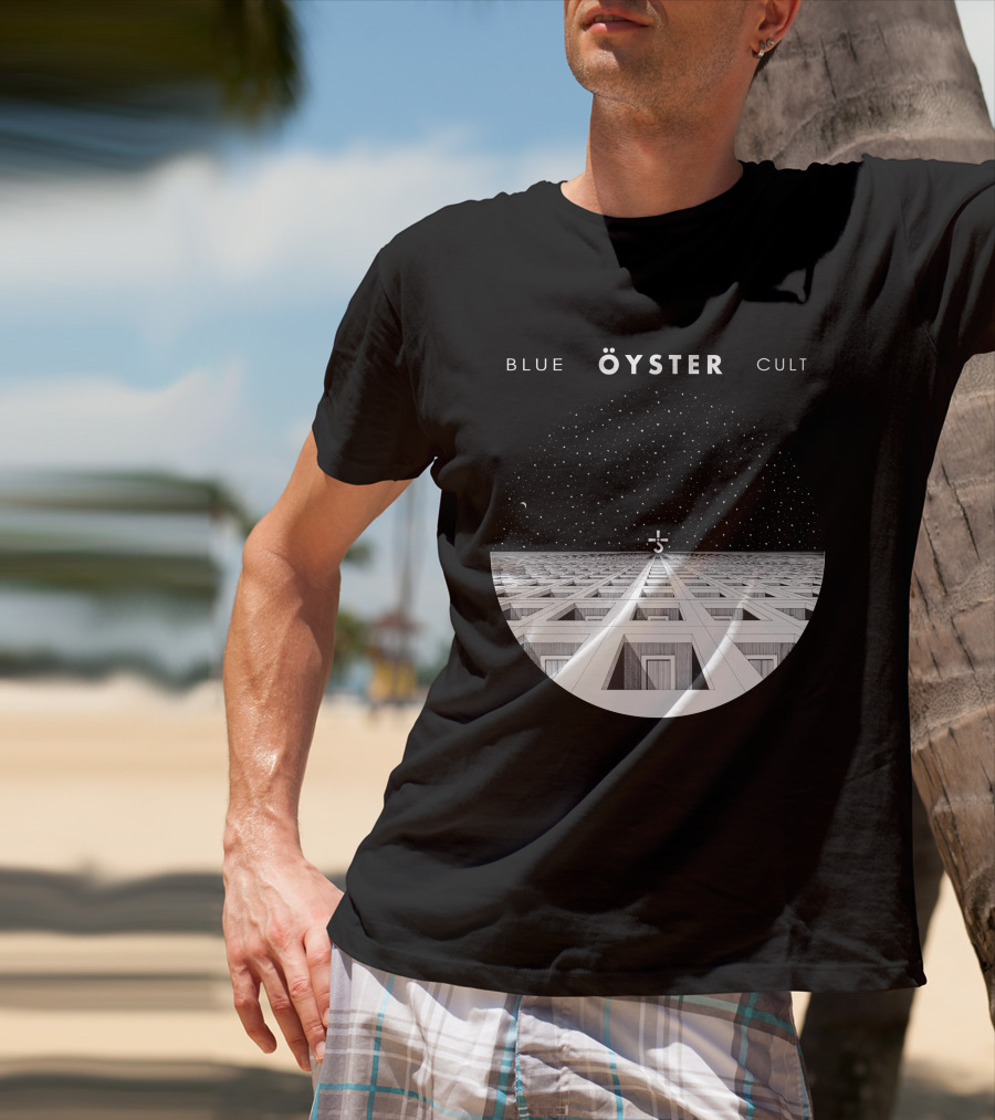 Blue Öyster Cult Geometric Space T-Shirt