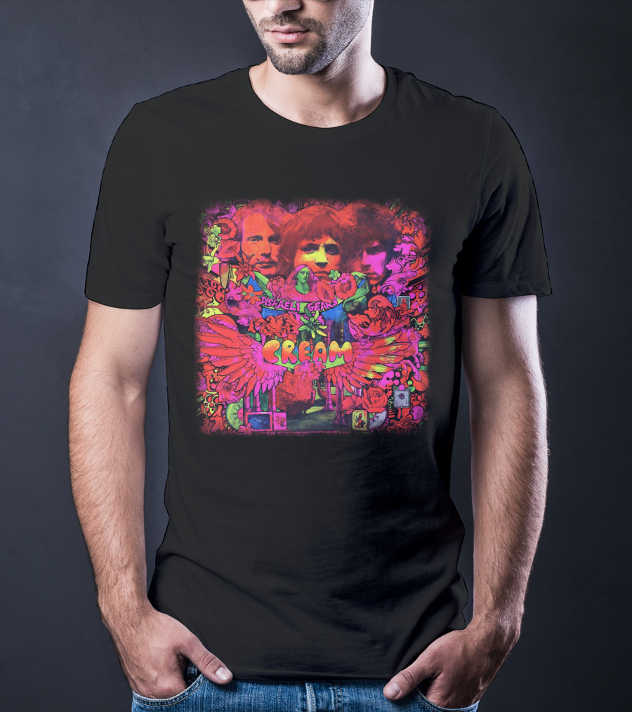 Disraeli Gears Cream Psychedelic Album Art 1967 T-Shirt