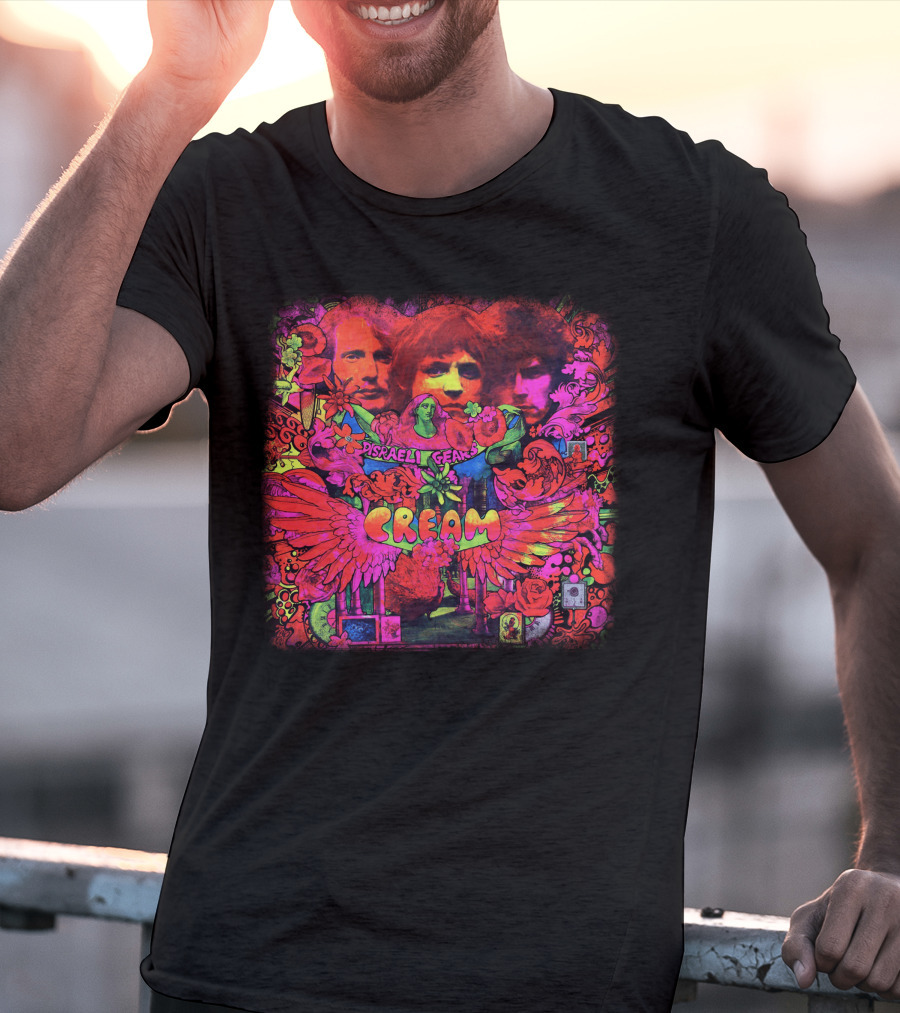Disraeli Gears Cream Psychedelic Album Art 1967 T-Shirt