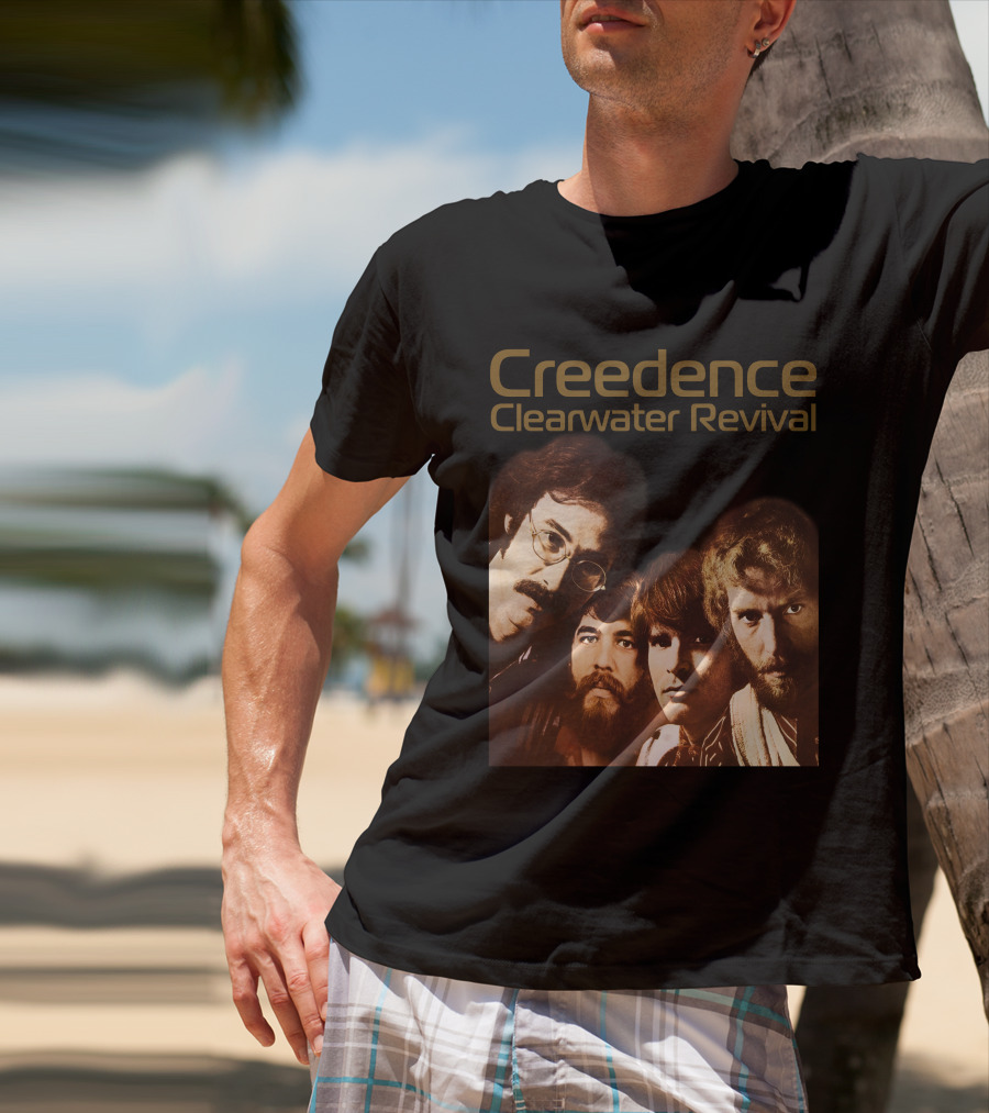 Creedence Clearwater Revival Band Portrait T-Shirt
