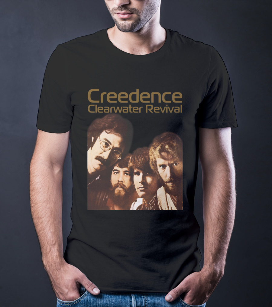 Creedence Clearwater Revival Band Portrait T-Shirt