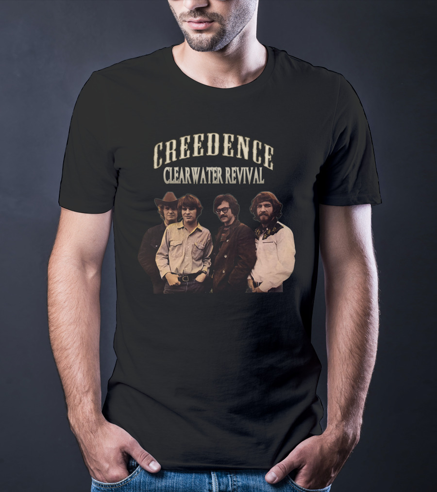 Creedence Clearwater Revival Band Portrait Ccr T-Shirt