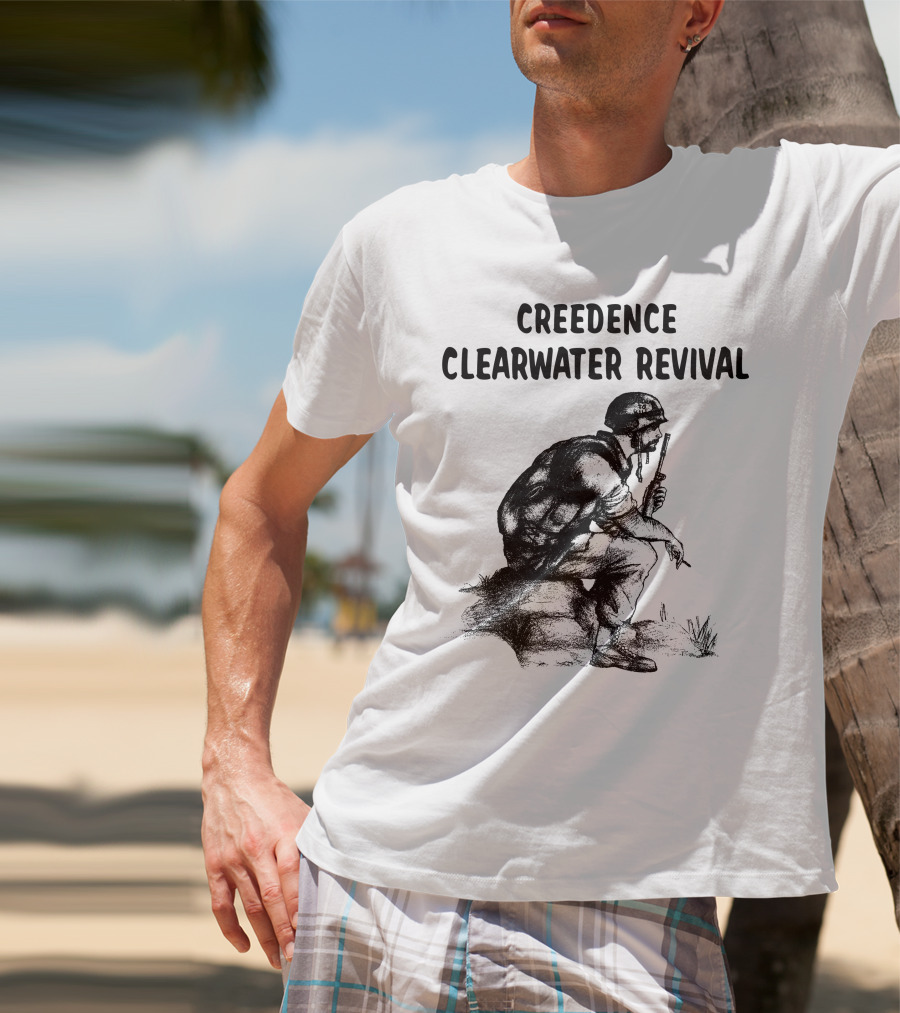 Creedence Clearwater Revival Soldier Art T-Shirt