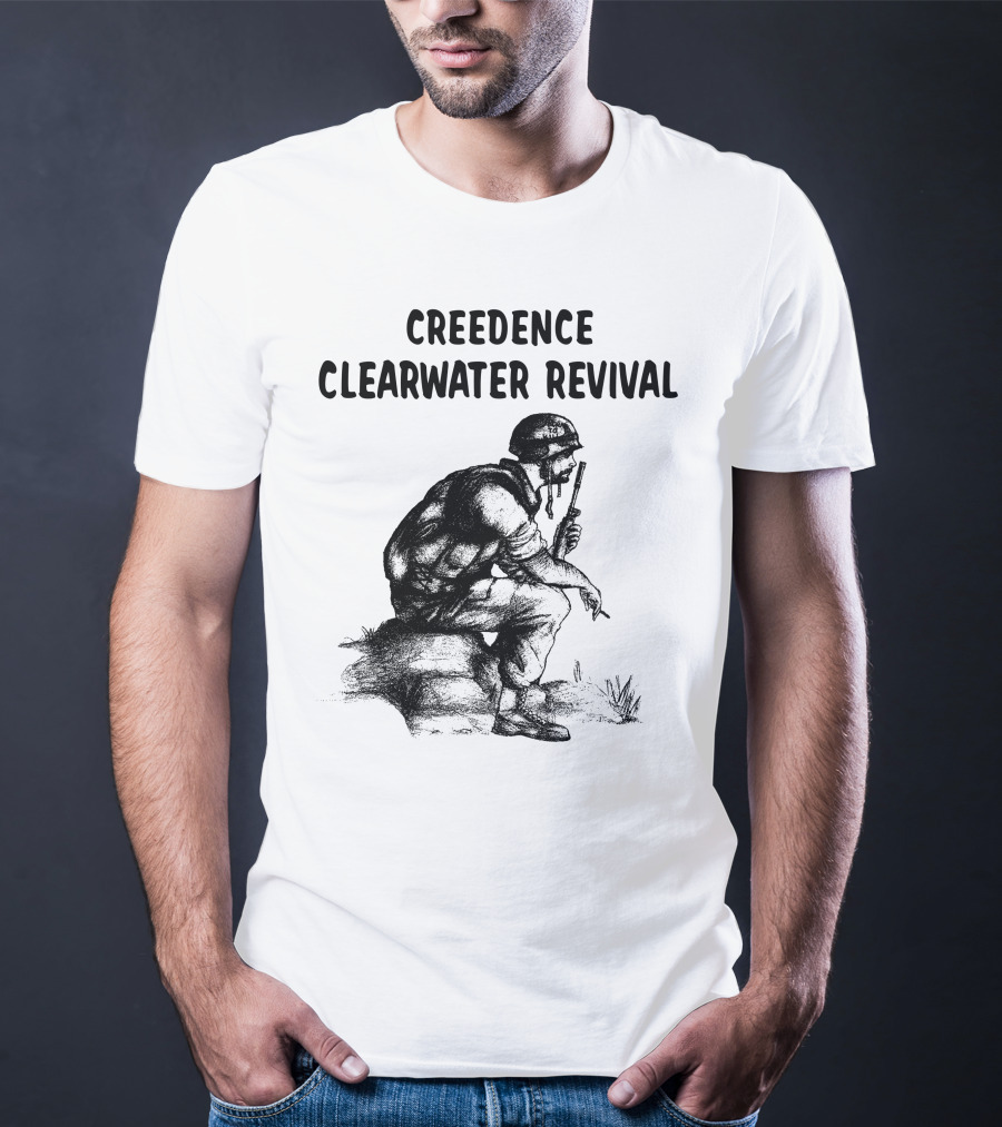 Creedence Clearwater Revival Soldier Art T-Shirt