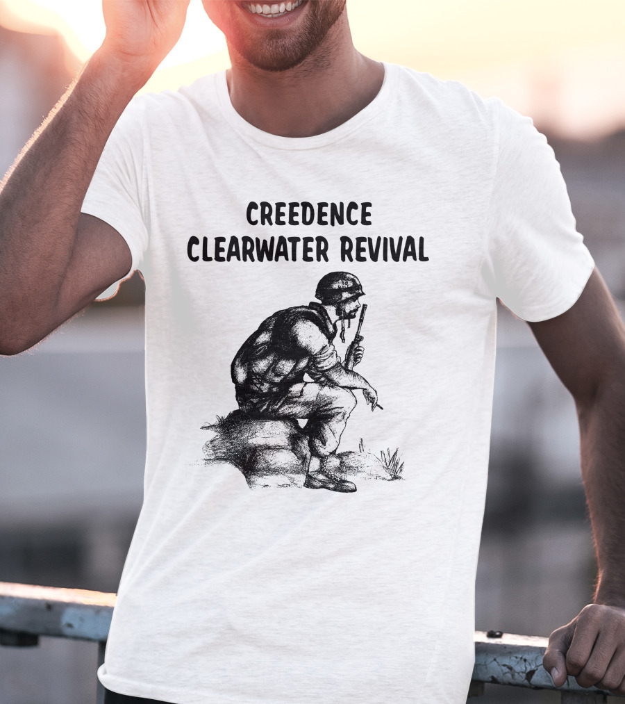 Creedence Clearwater Revival Soldier Art T-Shirt