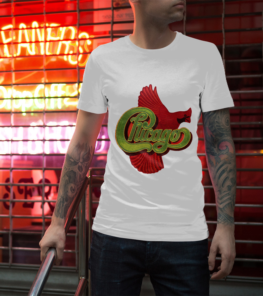 Chicago Cardinal Bird Ccg T-Shirt