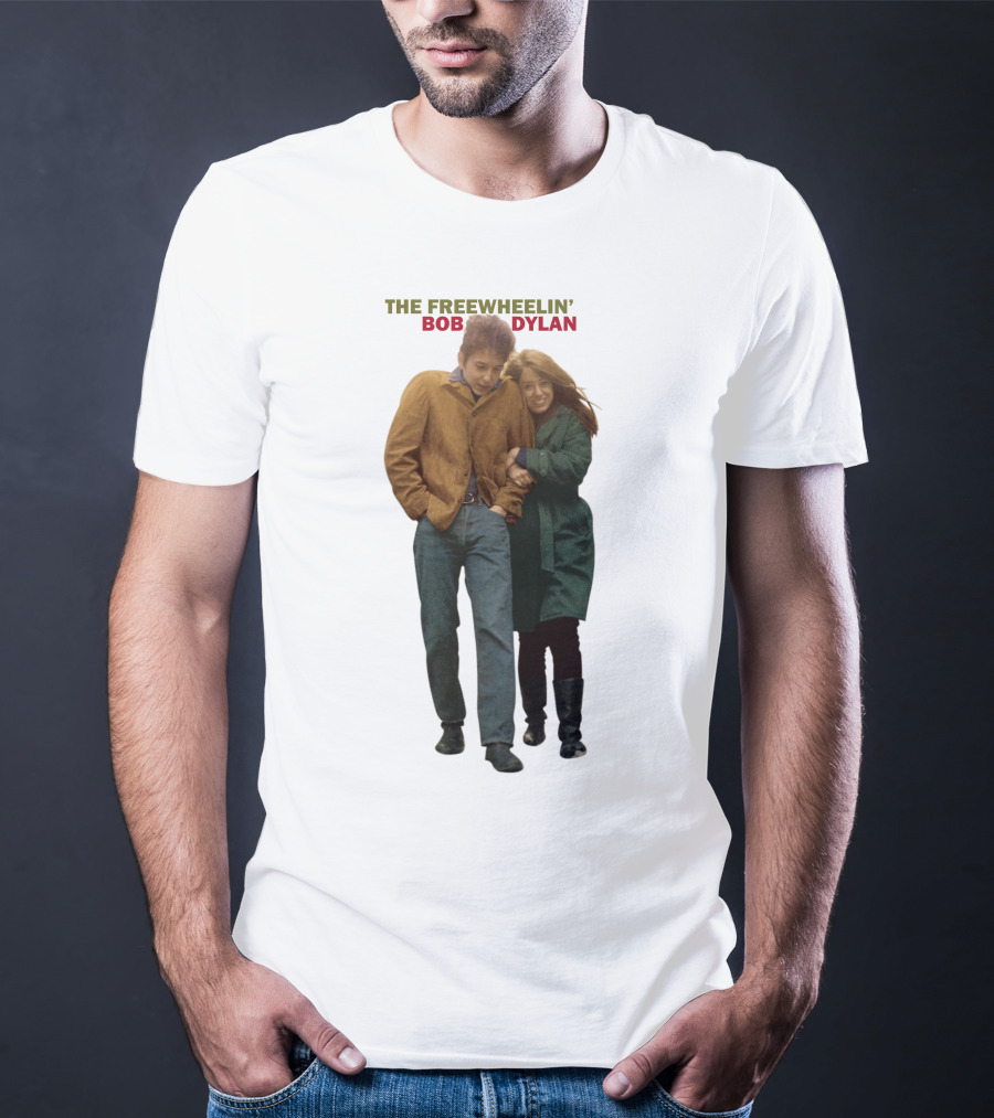 The Freewheelin' Bob Dylan Album Cover T-Shirt