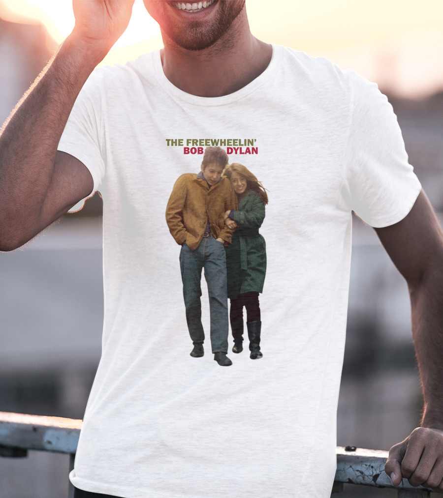 The Freewheelin' Bob Dylan Album Cover T-Shirt