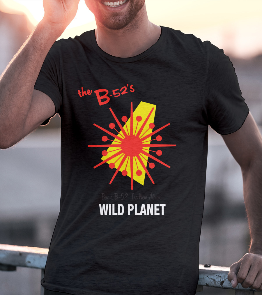 The B-52'S Wild Planet Explosion Retro Style T-Shirt