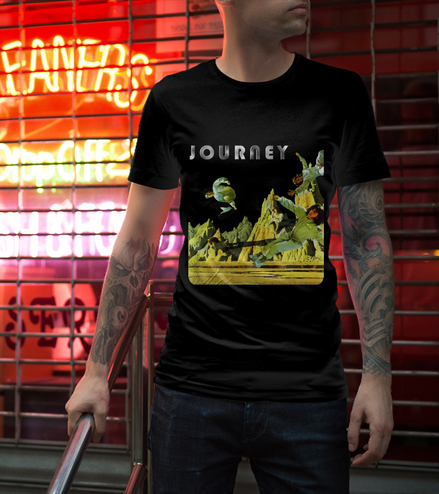 Journey Space-Themed Surreal Landscape Adventure T-Shirt