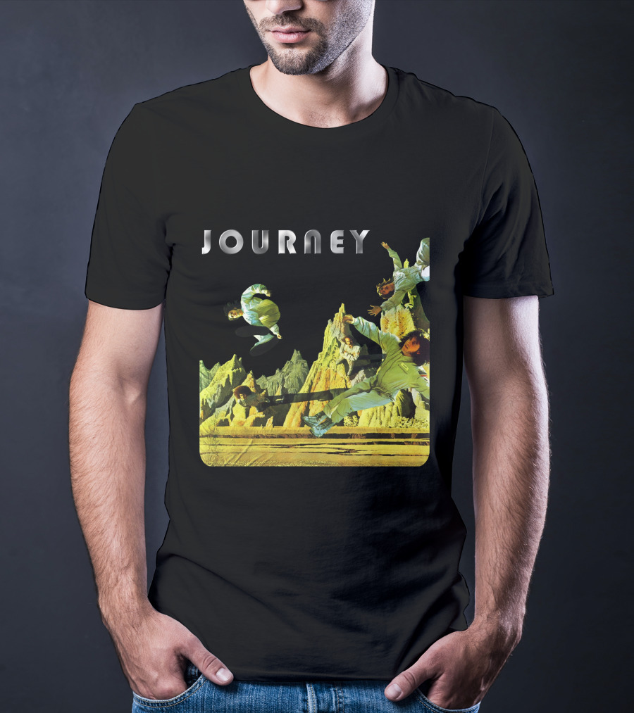 Journey Space-Themed Surreal Landscape Adventure T-Shirt