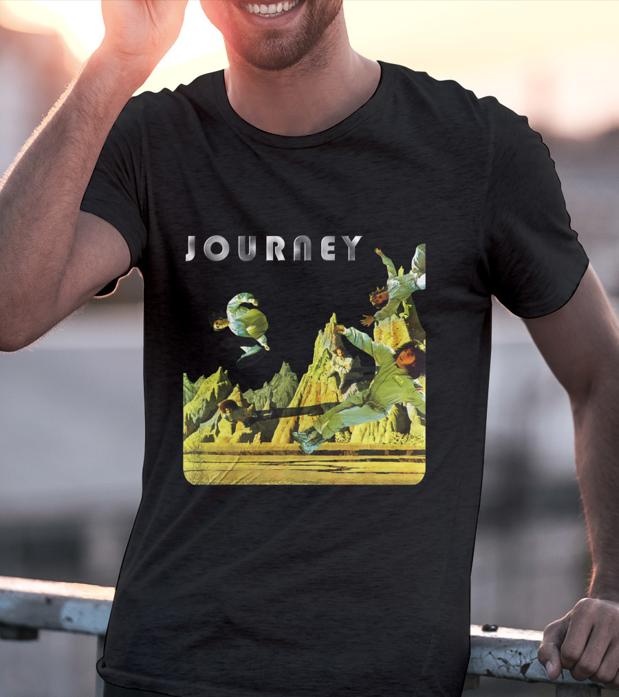 Journey Space-Themed Surreal Landscape Adventure T-Shirt