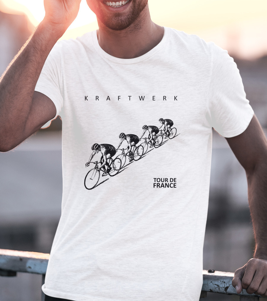 Kraftwerk Tour De France 24 Cycling Theme Retro Style T-Shirt