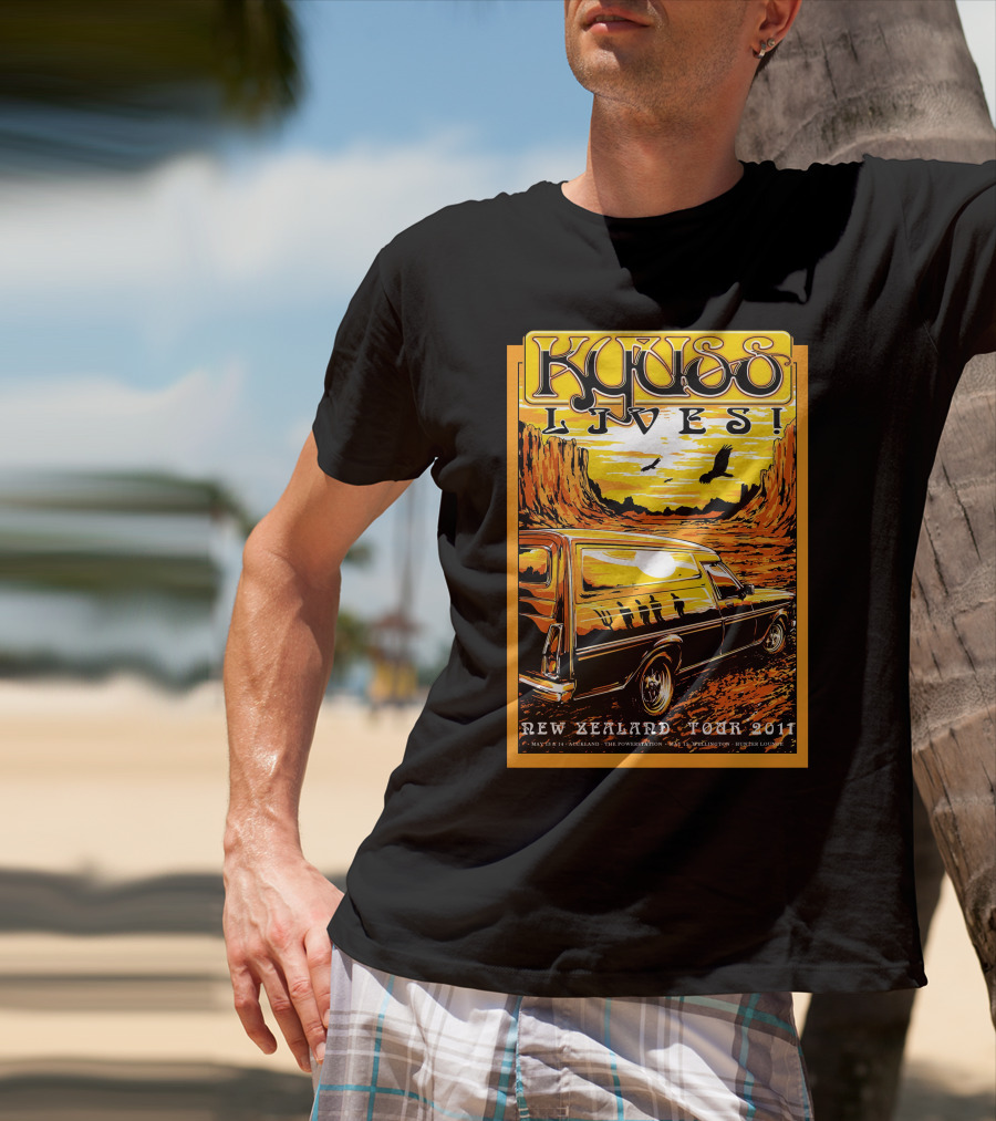 Kyuss Lives New Zealand Tour 2011 T-Shirt