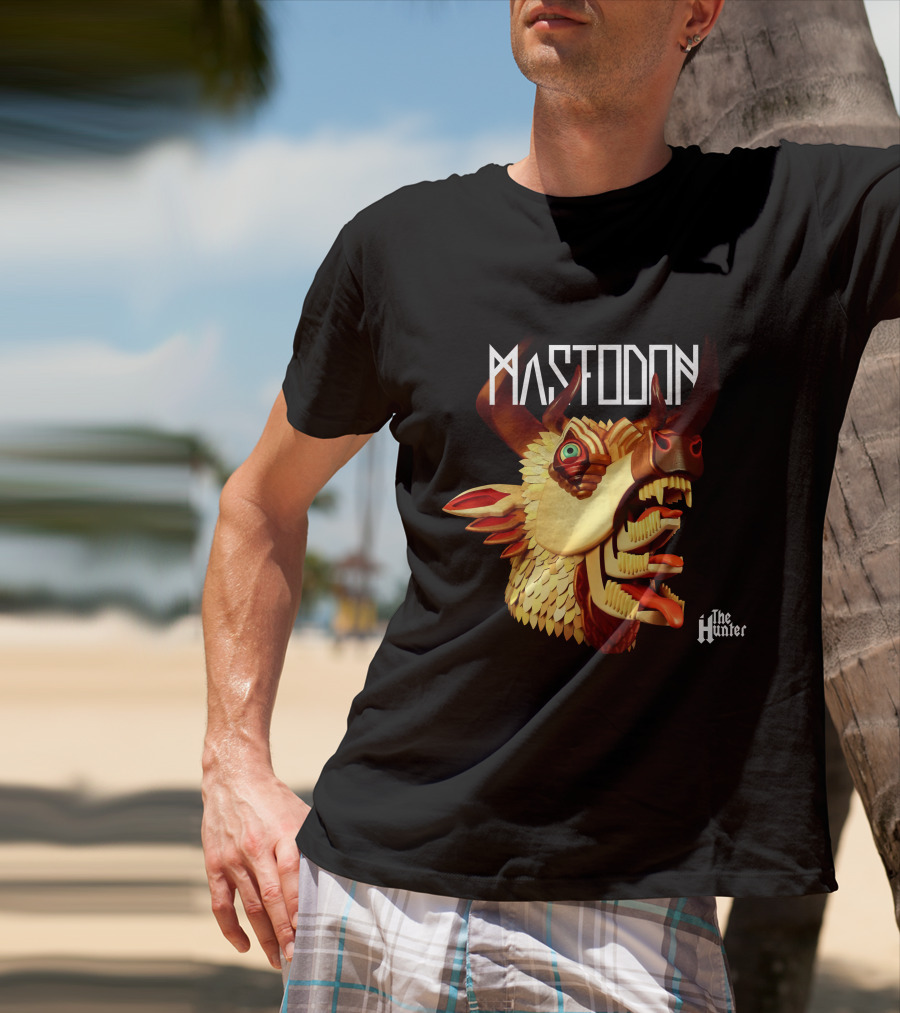 Mastodon The Hunter 3D Animal Head T-Shirt