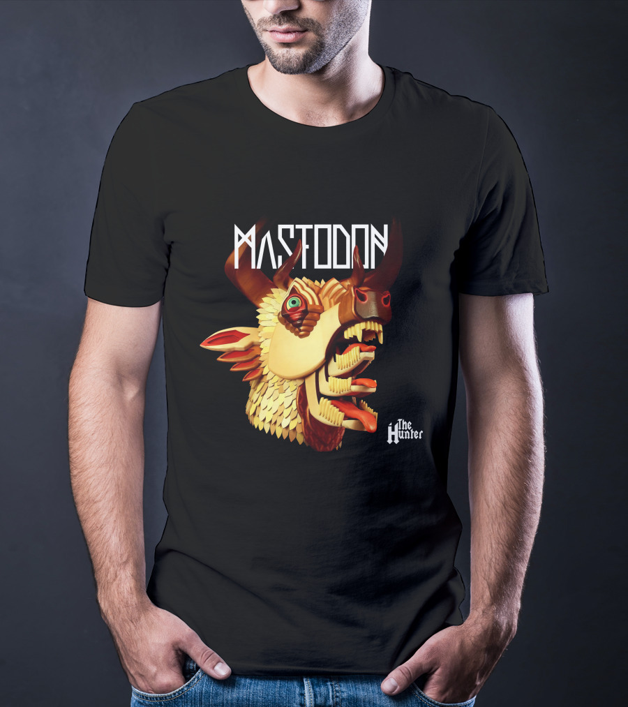 Mastodon The Hunter 3D Animal Head T-Shirt
