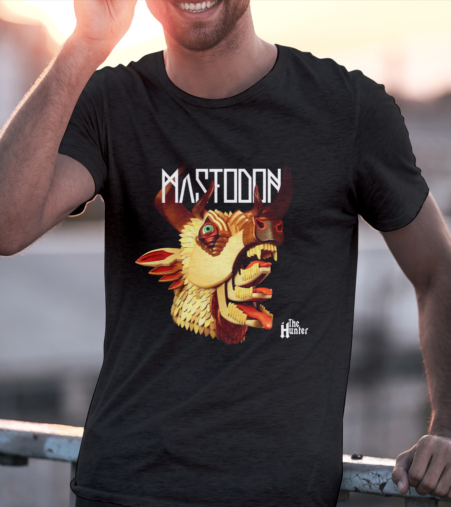 Mastodon The Hunter 3D Animal Head T-Shirt