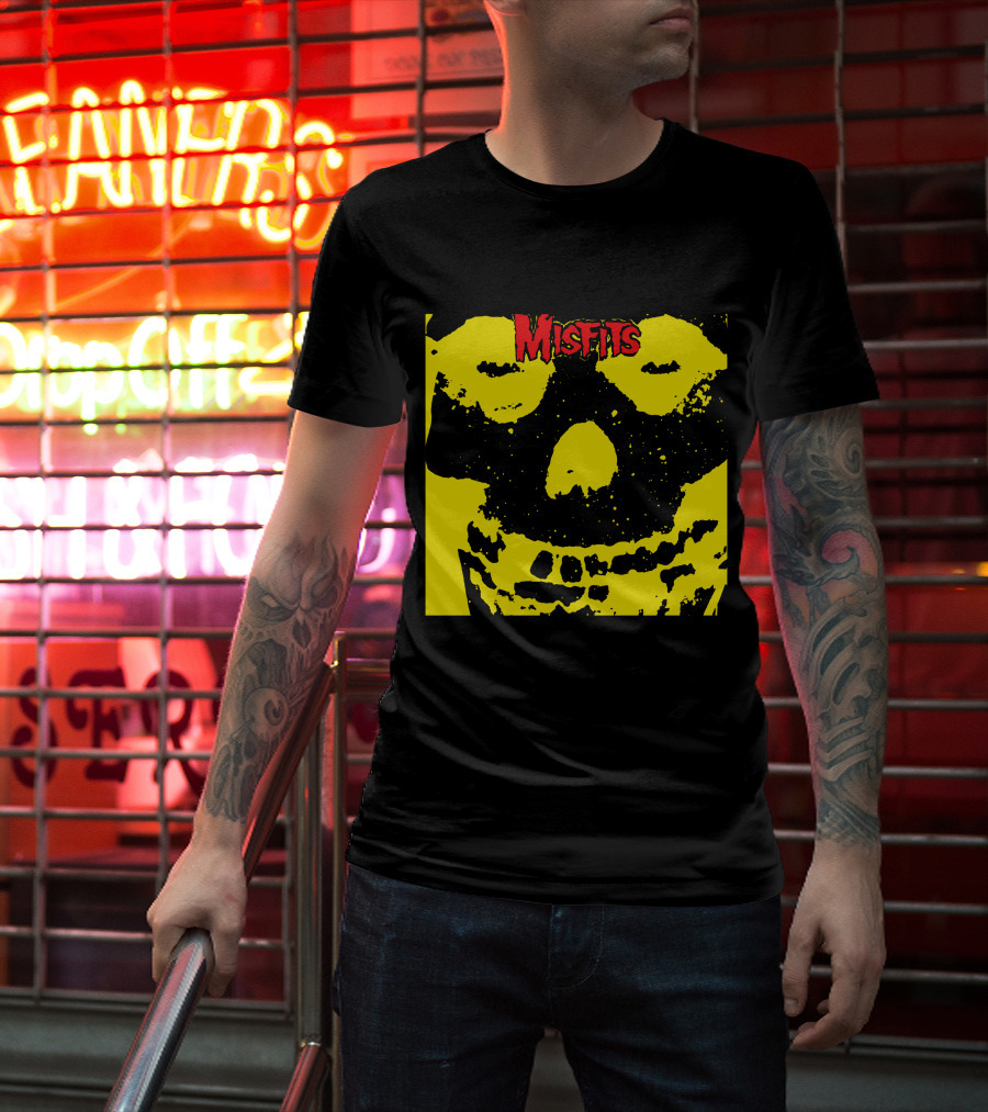 Misfits Yellow Skull T-Shirt