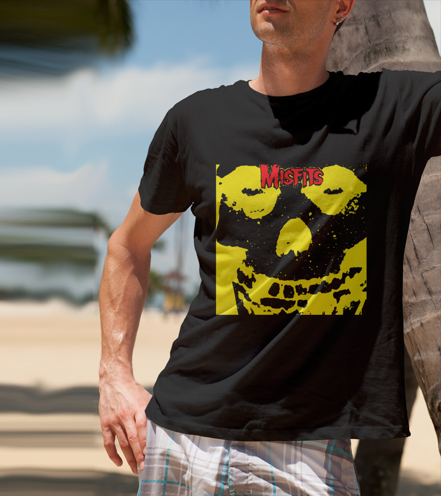 Misfits Yellow Skull T-Shirt