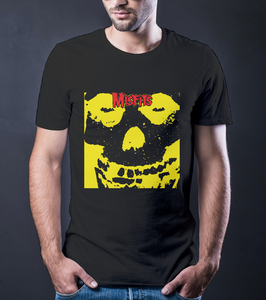 Misfits Yellow Skull T-Shirt