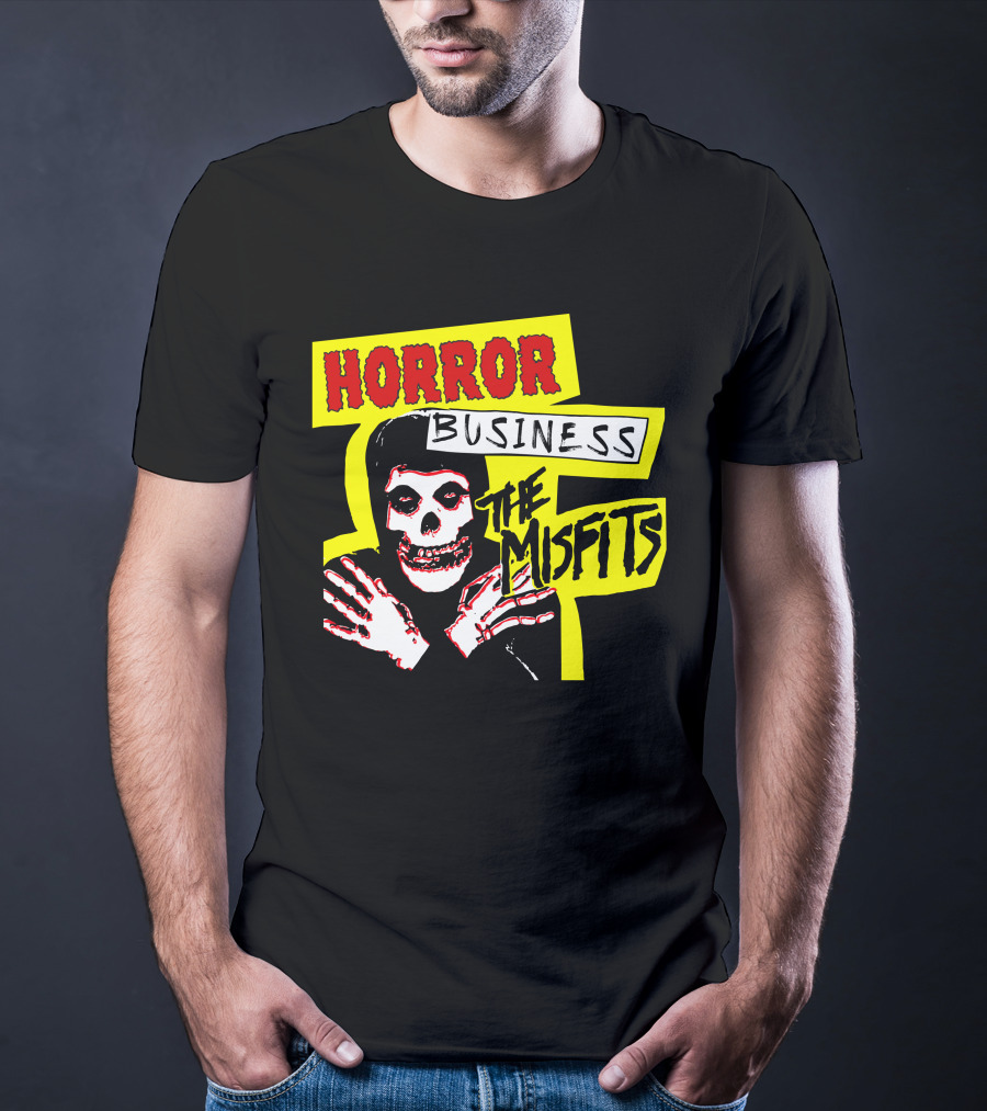Horror Business The Misfits Skeleton Artwork T-Shirt