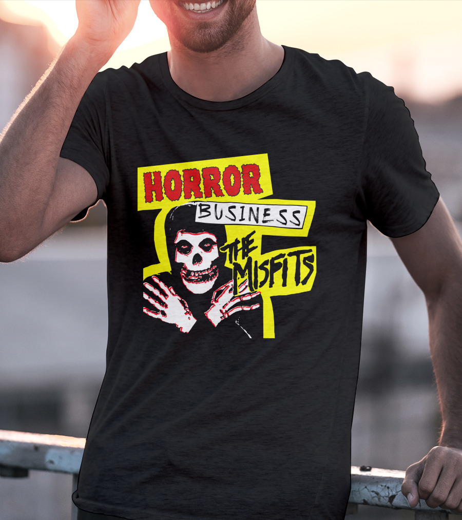 Horror Business The Misfits Skeleton Artwork T-Shirt
