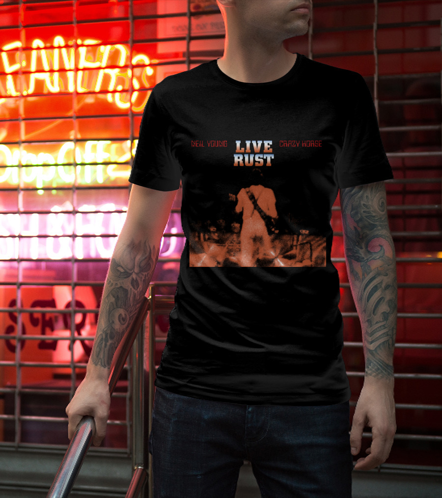 Neil Young Crazy Horse Live Rust T-Shirt