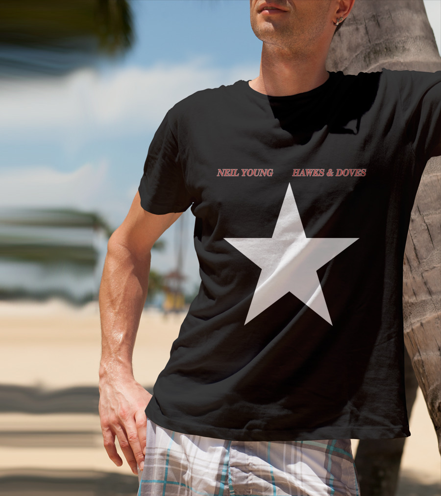 Neil Young Hawks & Doves Star T-Shirt