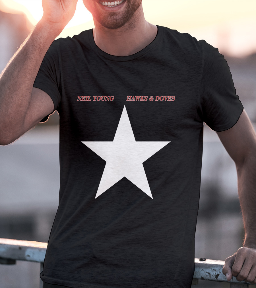 Neil Young Hawks & Doves Star T-Shirt