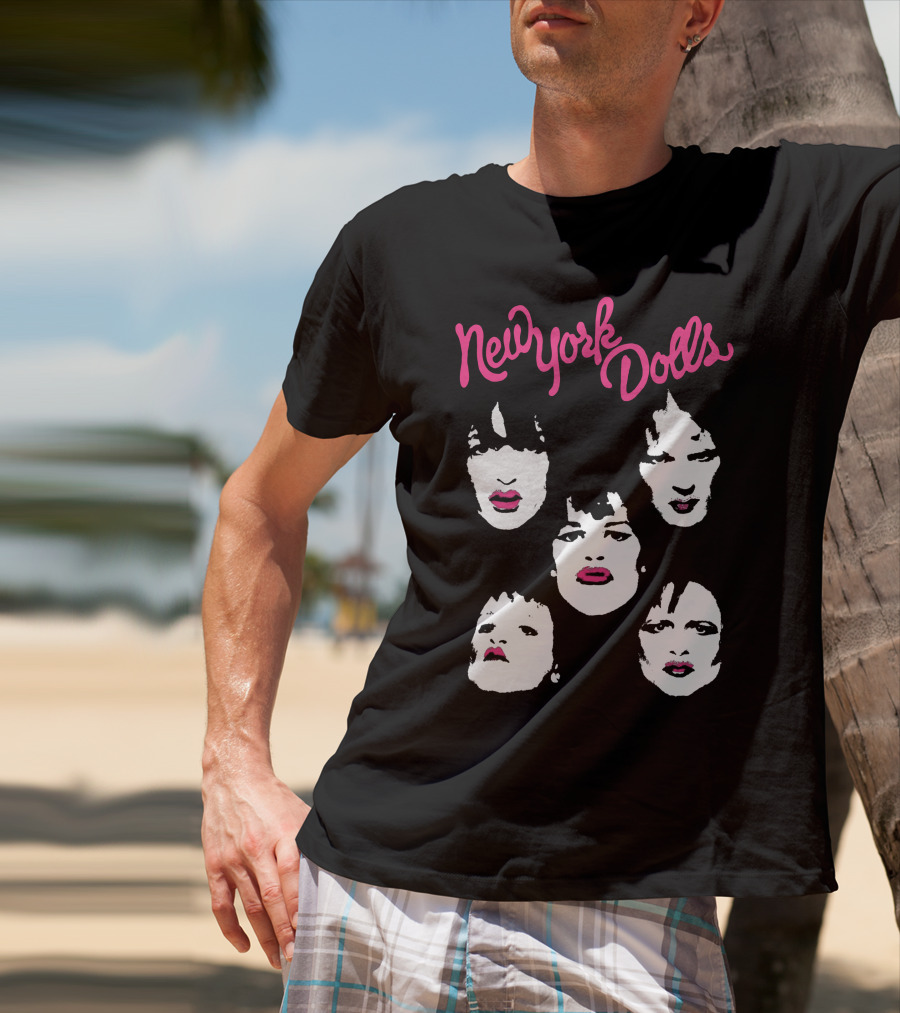 New York Dolls Band Faces T-Shirt