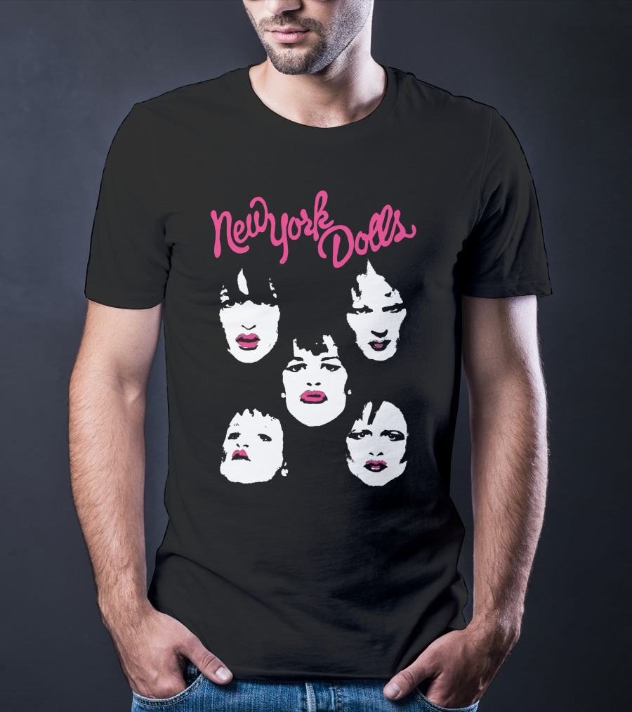 New York Dolls Band Faces T-Shirt