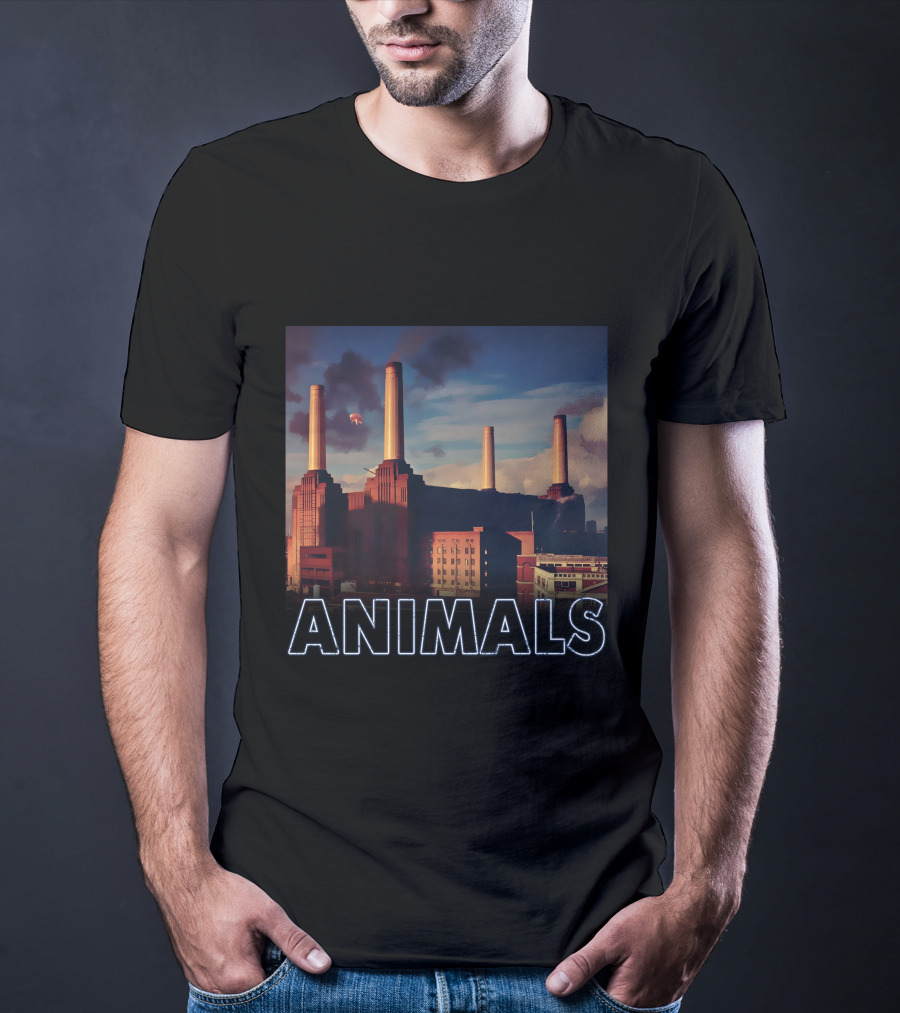 Animals Pfl 19 Power Station Clouds T-Shirt
