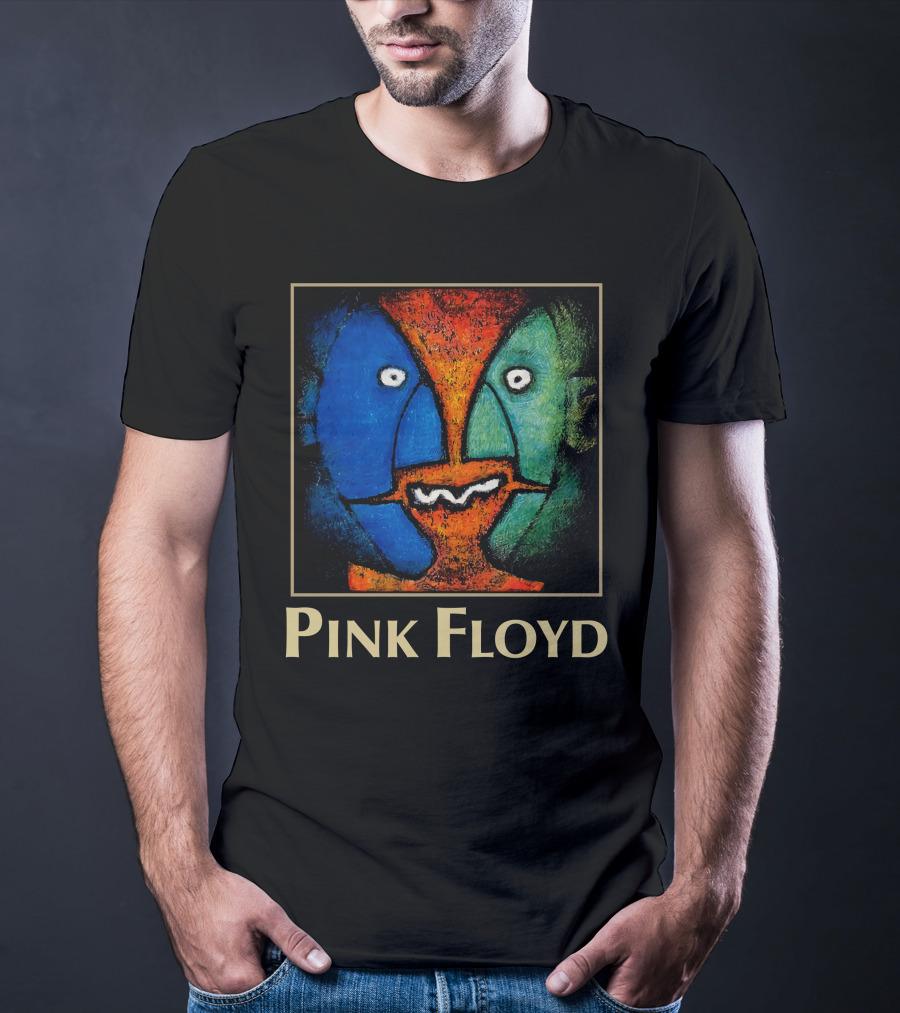 Pink Floyd Abstract Faces Artwork T-Shirt