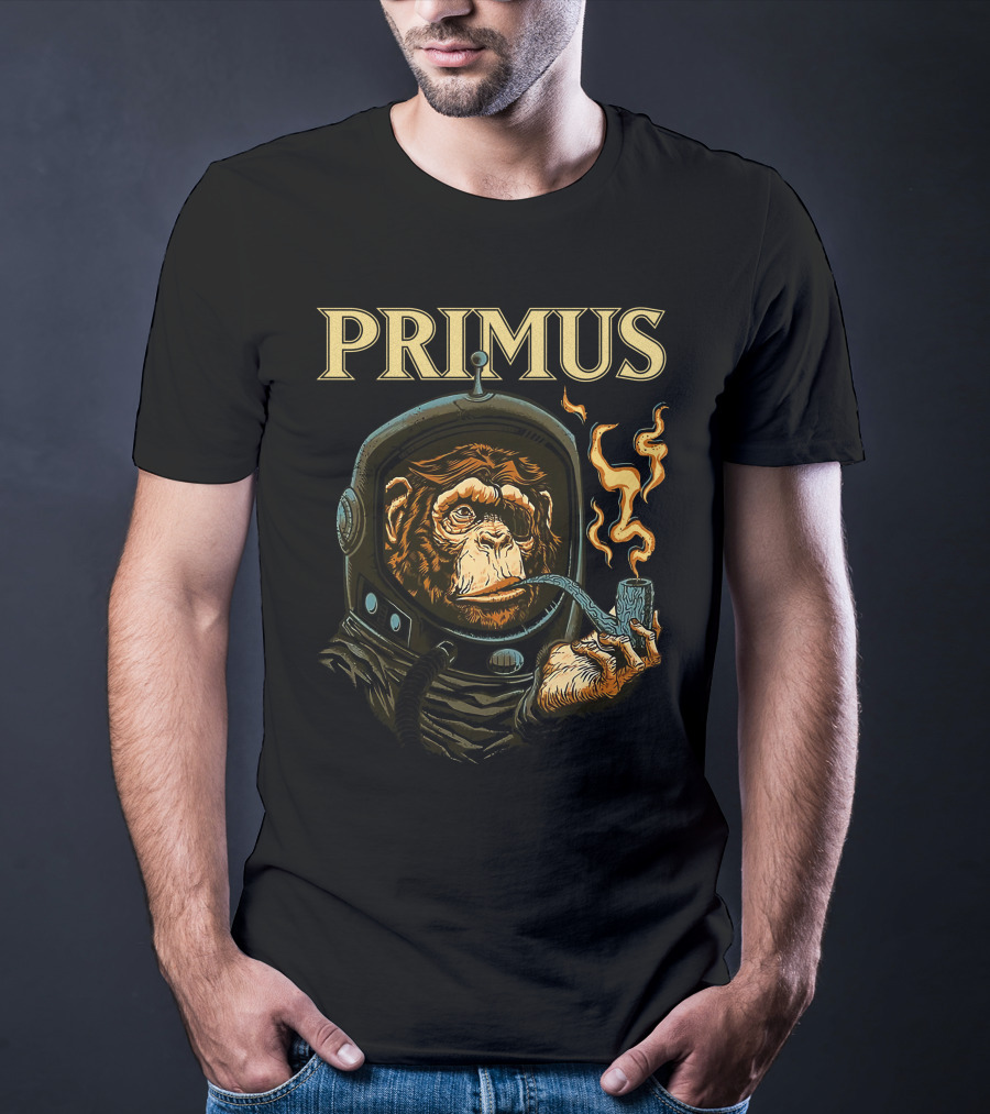 Primus Space Monkey Smoking Pipe T-Shirt