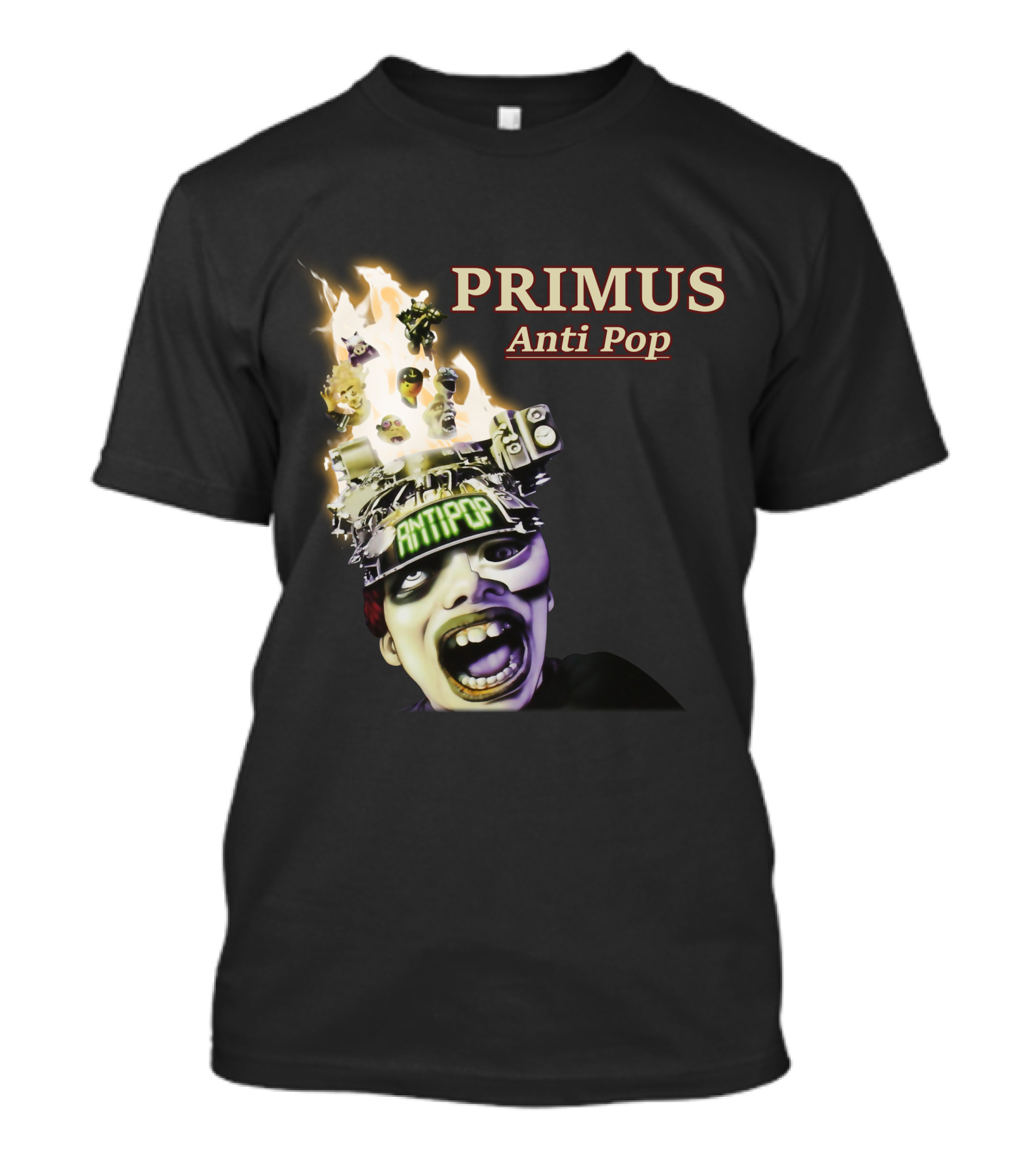 Primus Anti Pop Burning Head T-Shirt