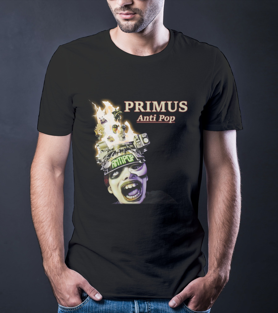 Primus Anti Pop Burning Head T-Shirt