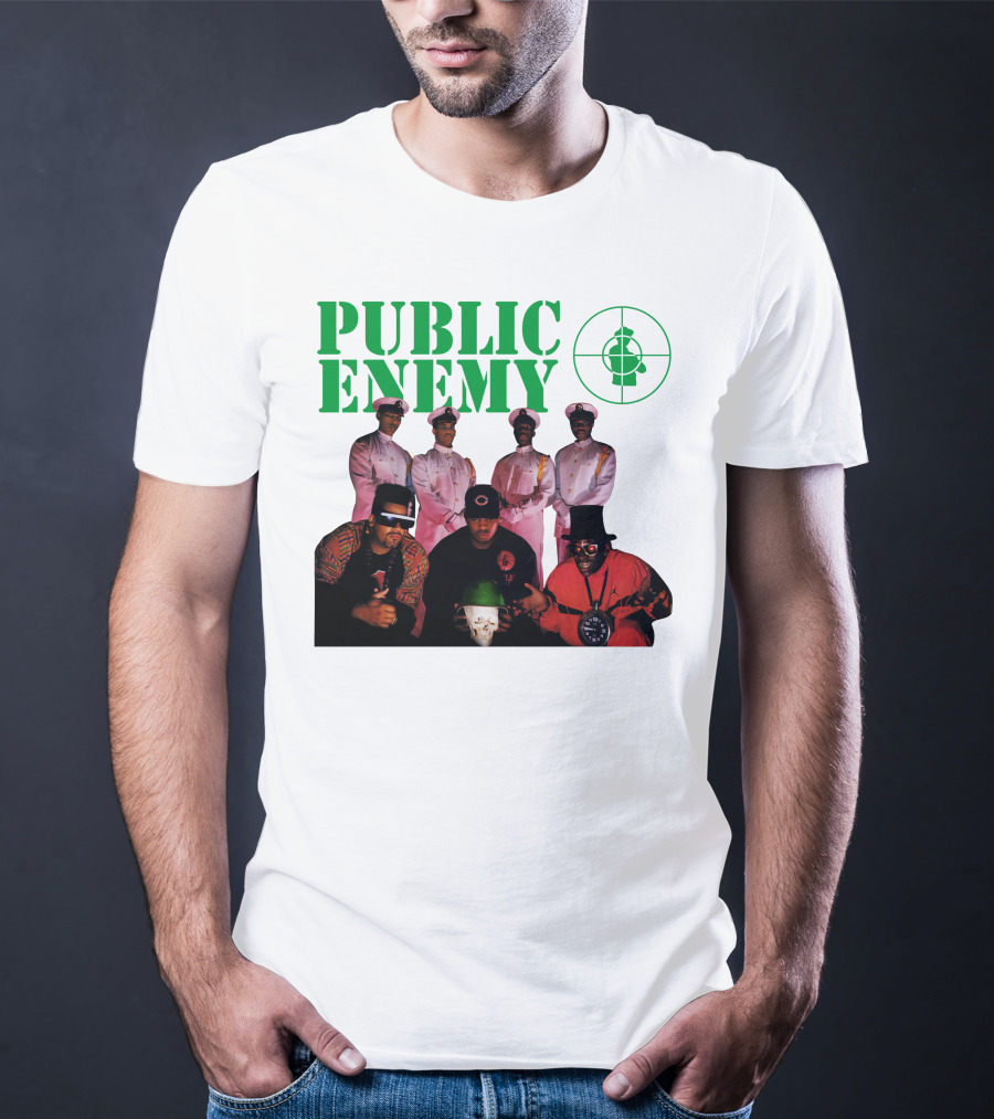 Public Enemy Famous Hip Hop Group Photo T-Shirt