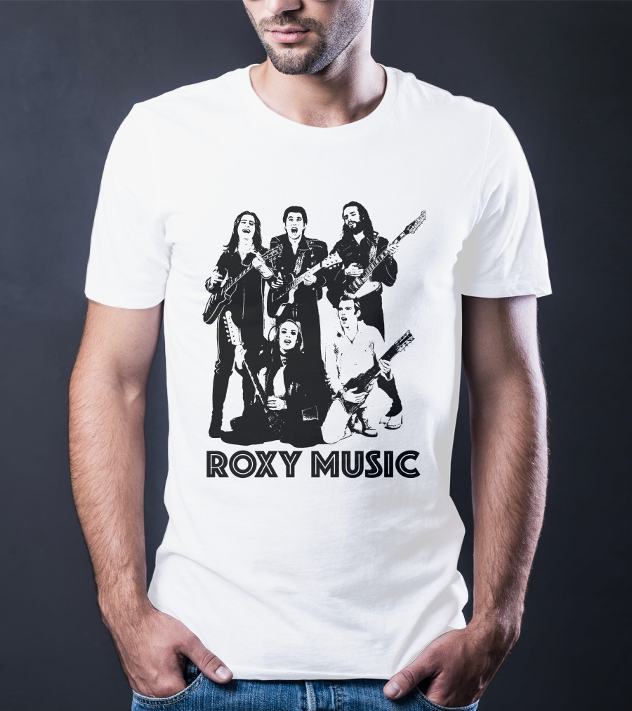 Roxy Music Band Members With Guitars T-Shirt