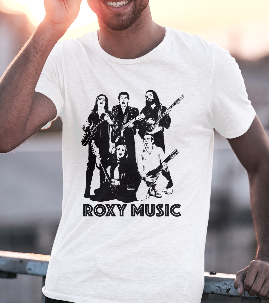 Roxy Music Band Members With Guitars T-Shirt