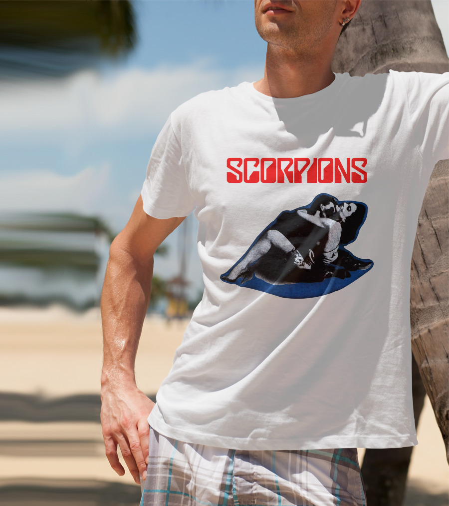 Scorpions Blackout Album Cover Art Retro T-Shirt