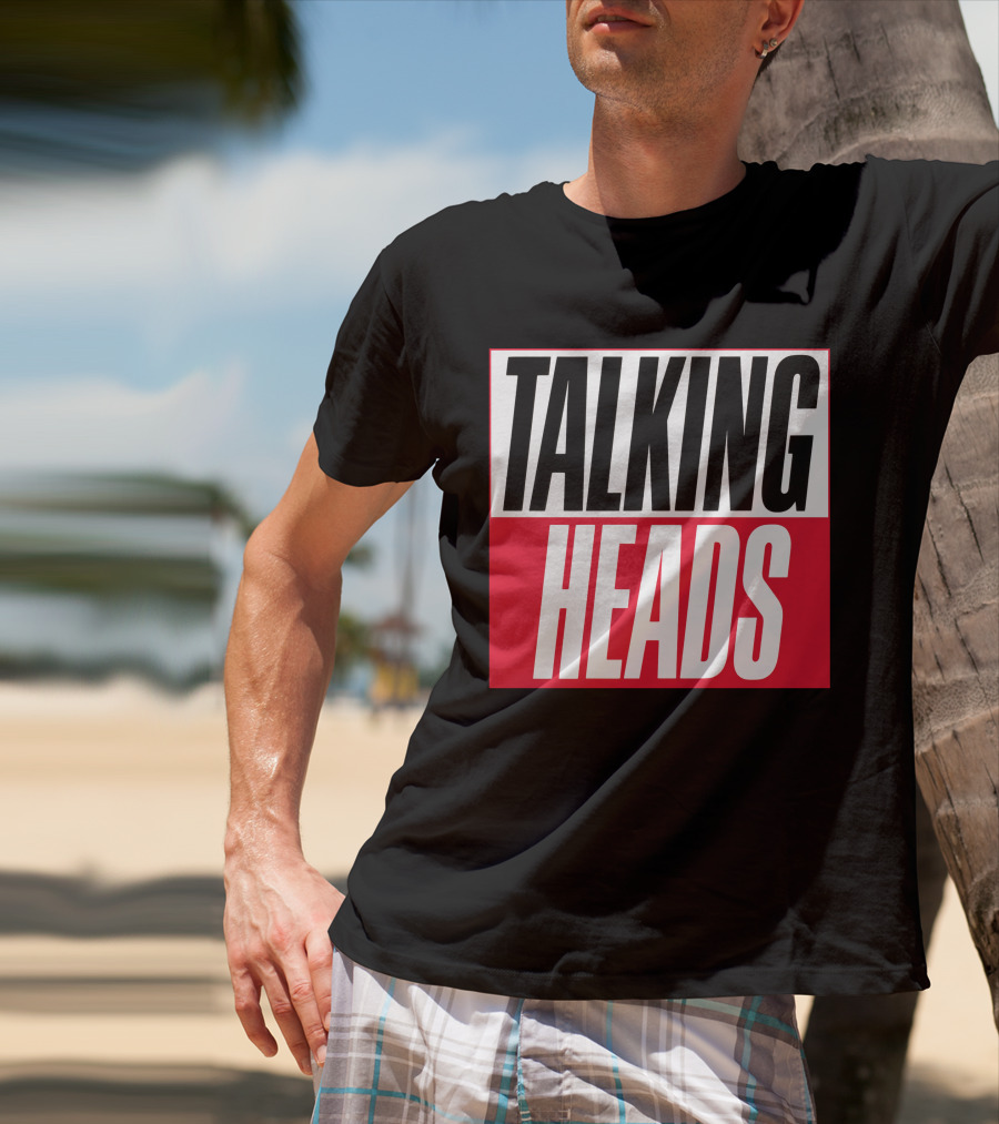 Talking Heads Red Black White Bold T-Shirt