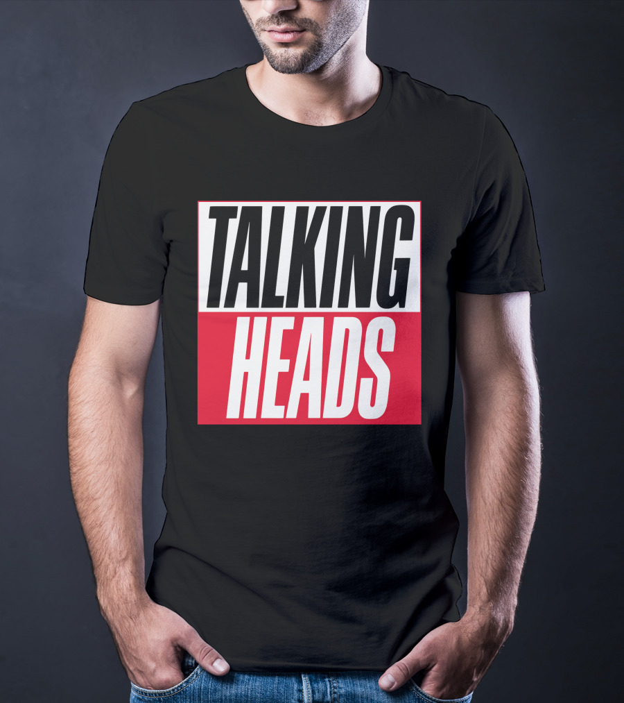 Talking Heads Red Black White Bold T-Shirt