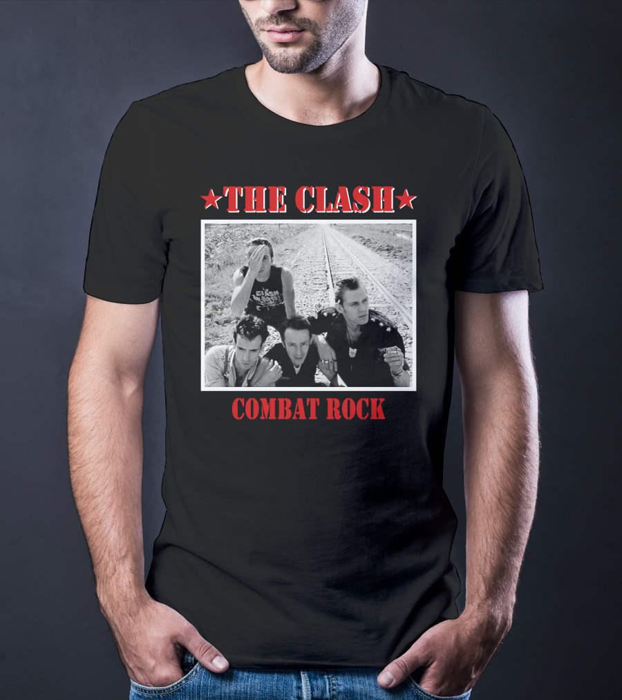 The Clash Combat Rock Album Cover Photo Stars T-Shirt