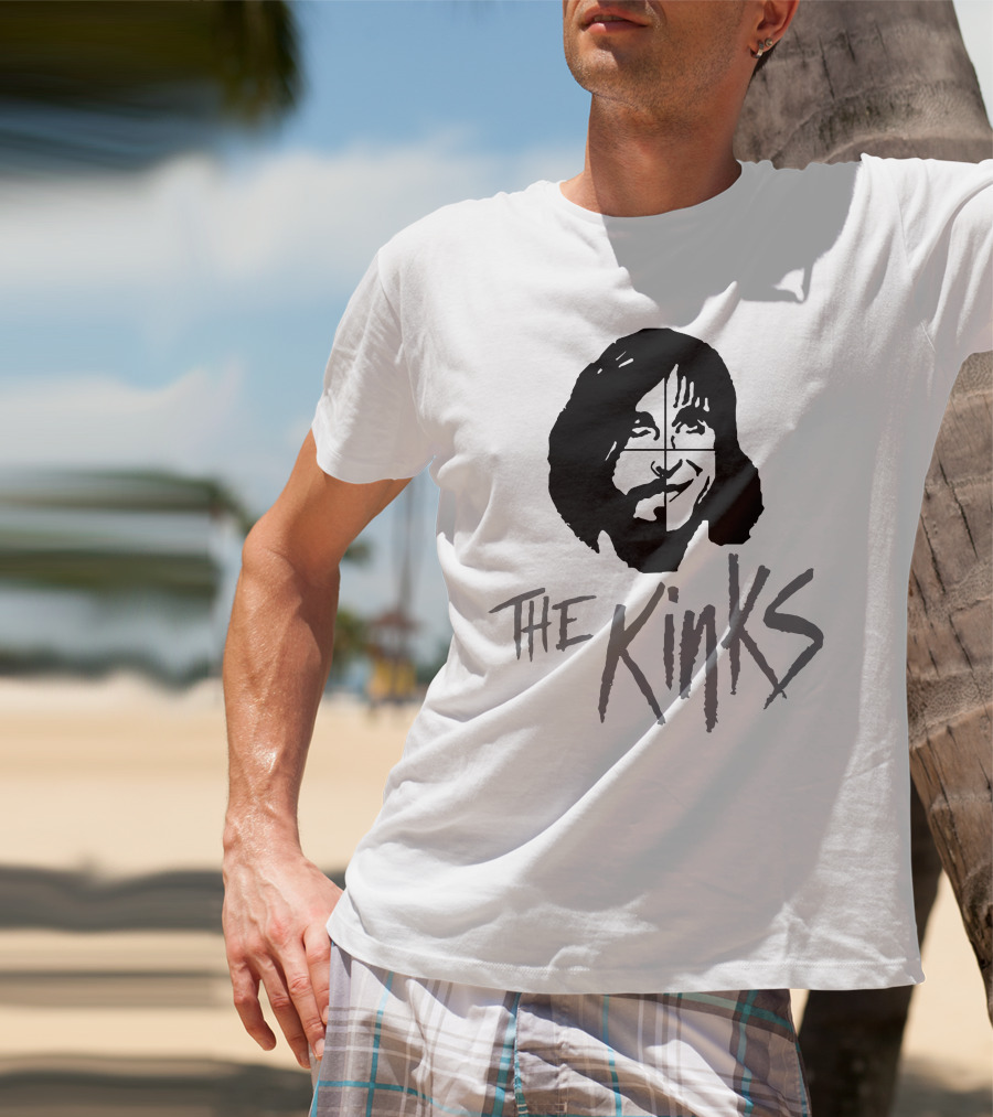 The Kinks Band Logo Face T-Shirt