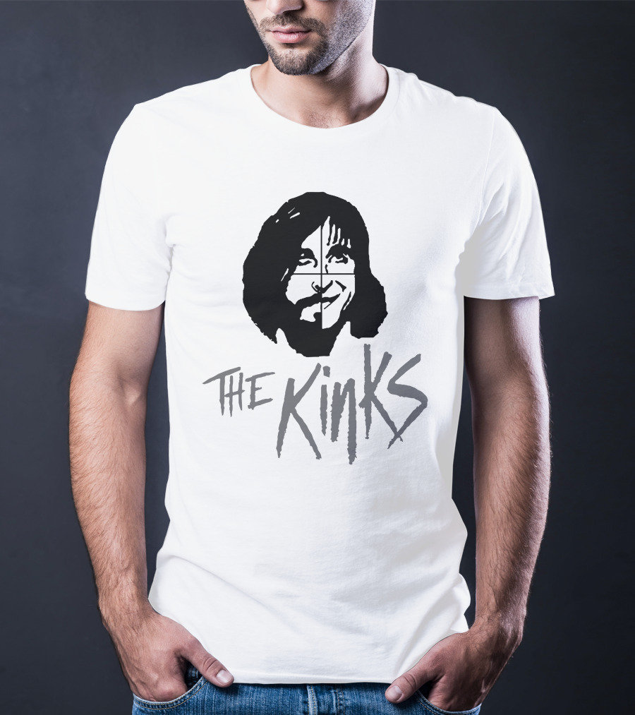 The Kinks Band Logo Face T-Shirt
