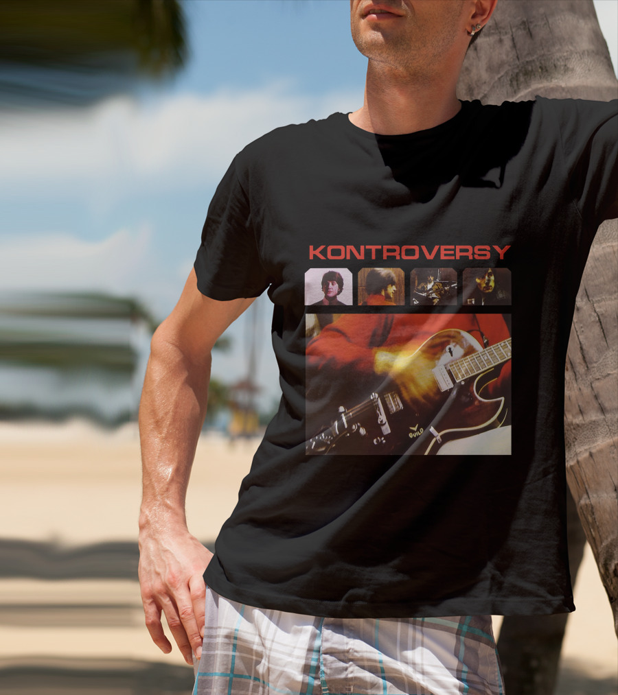 Kontroversy Guitar And Band T-Shirt