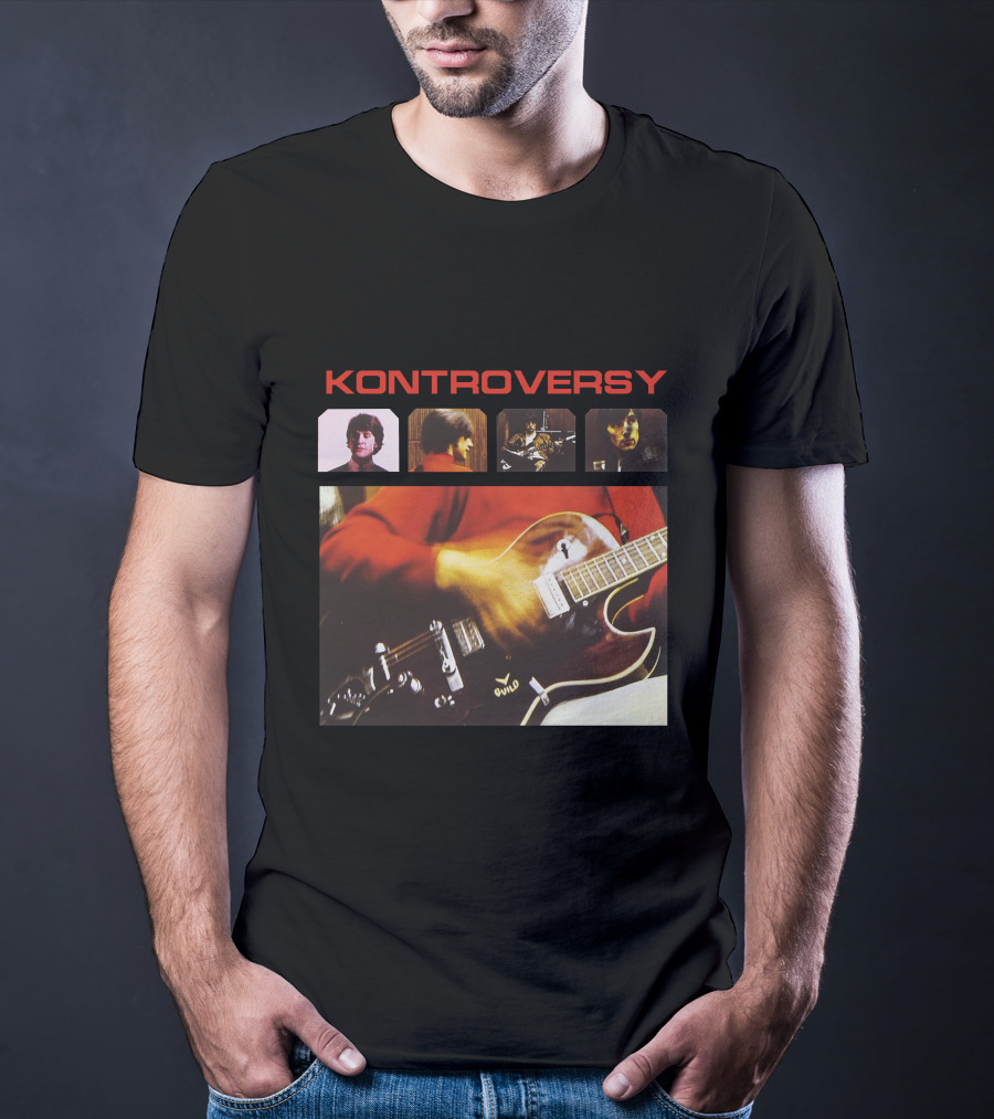 Kontroversy Guitar And Band T-Shirt