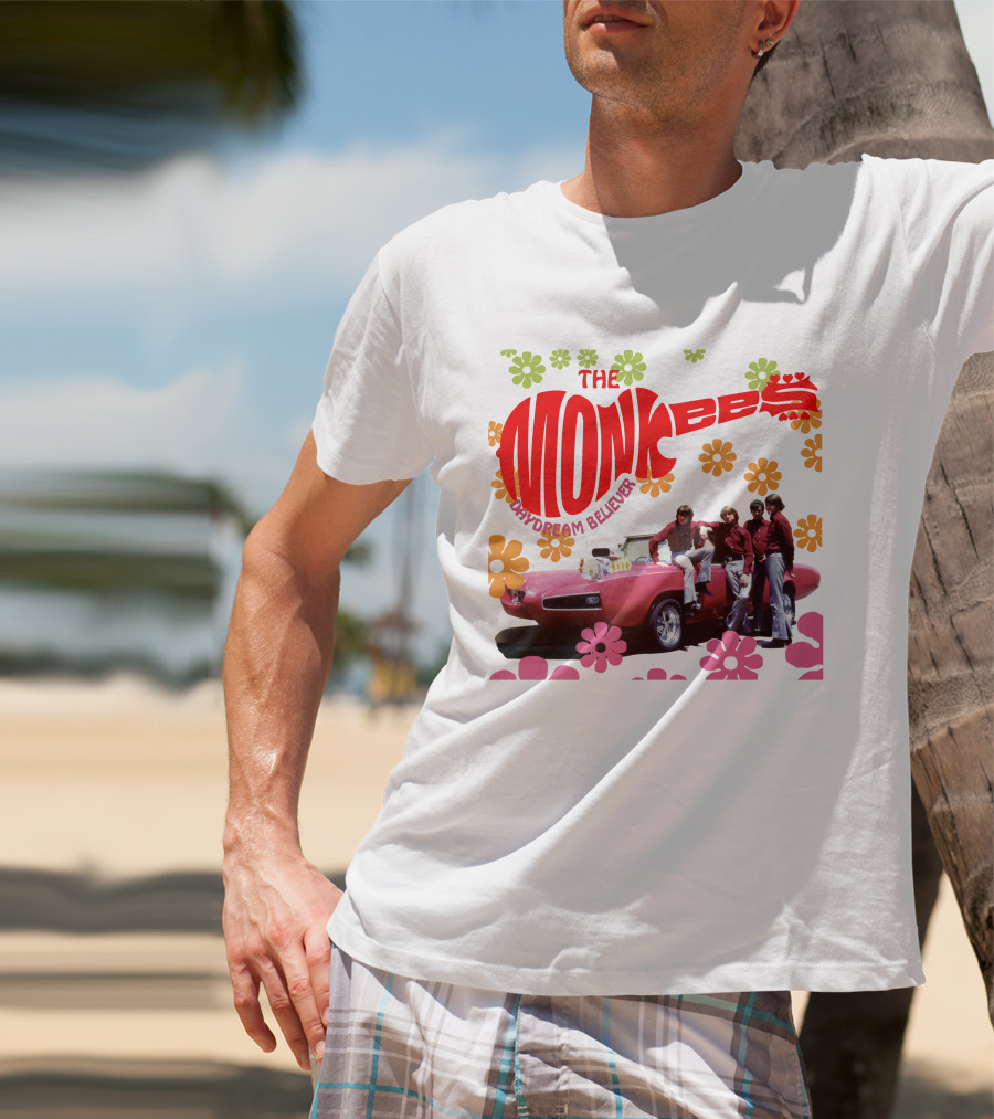 The Monkees Daydream Believer Floral Car T-Shirt